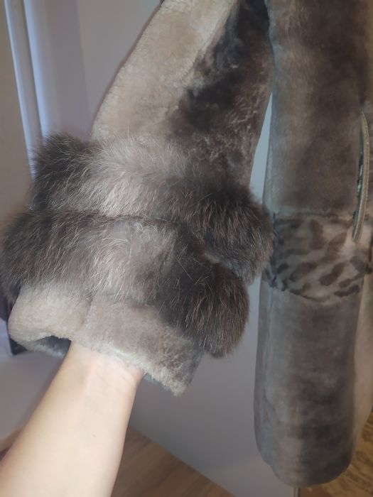 Шуба мутоновая облегченная