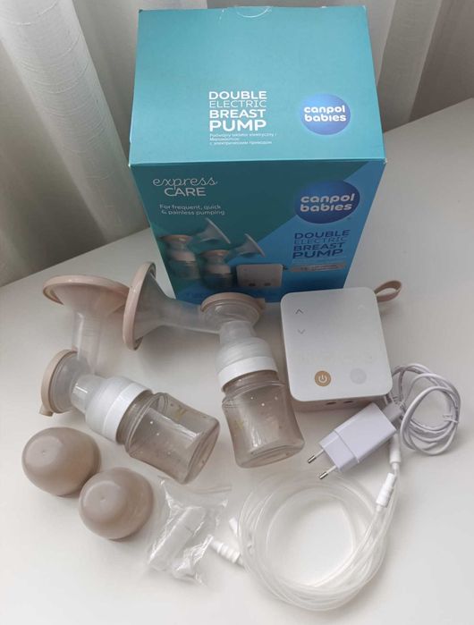 Vând pompa de san electrica dubla cu aspirator nazal