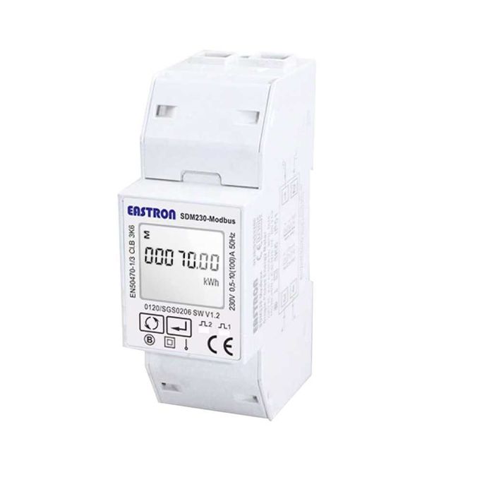 Монофазен мултифункционален смарт метър DEYE SDM230 Modbus V1 100A
