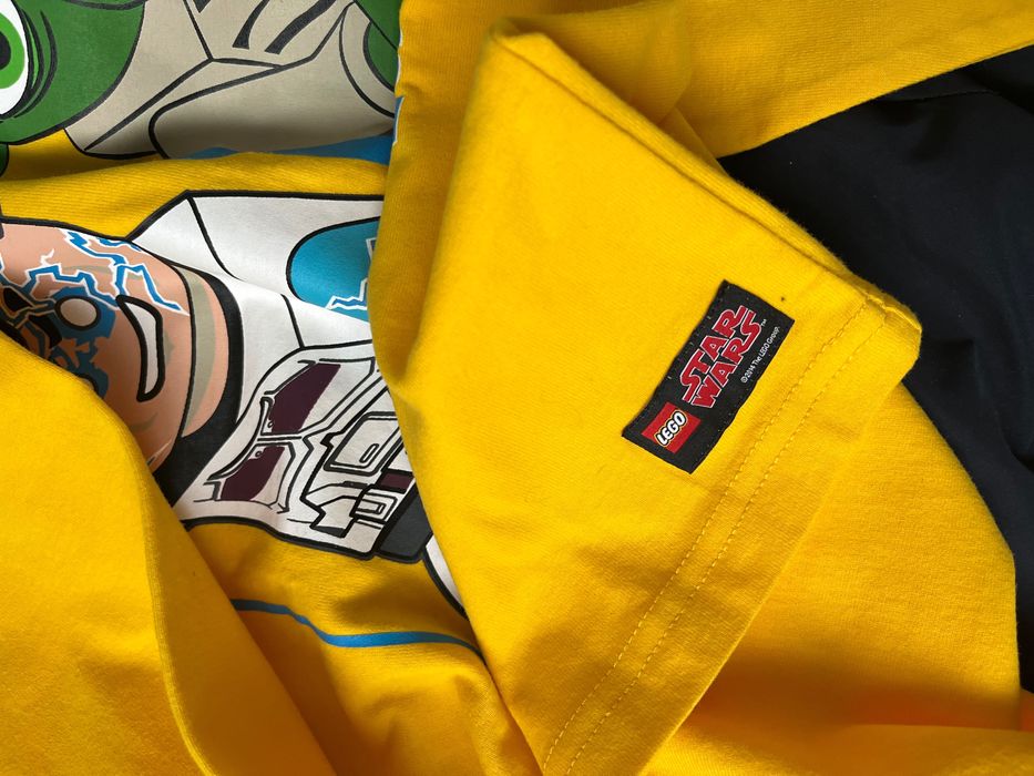 Tricou copii LEGO StarWars galben masura 140 - 10 ani