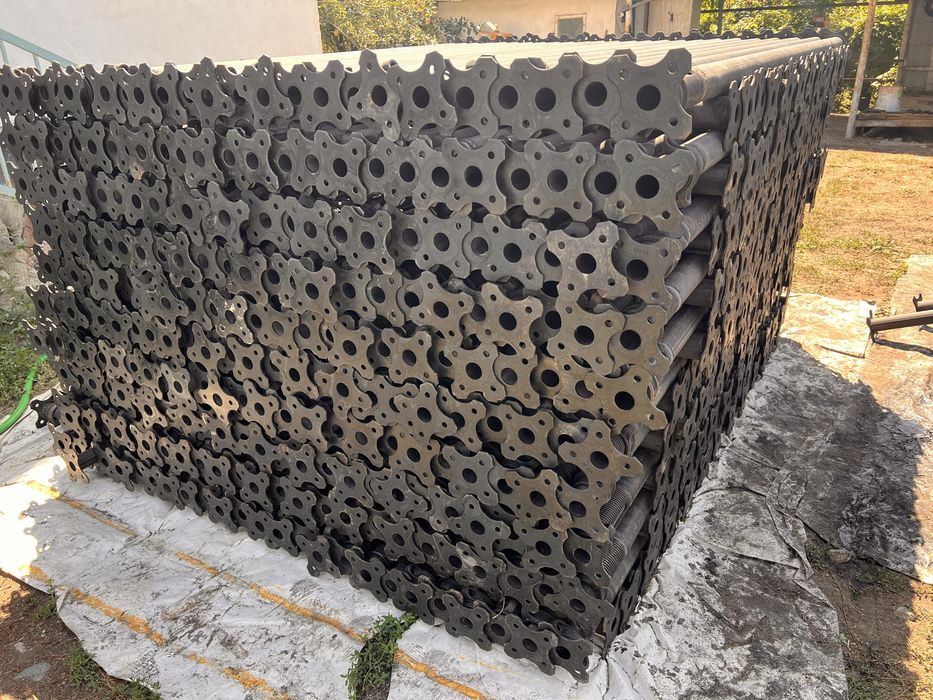 Телескопические стоики струбцины домкрат