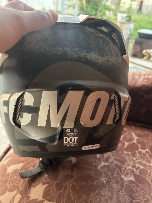 Шлем черный Fc moto