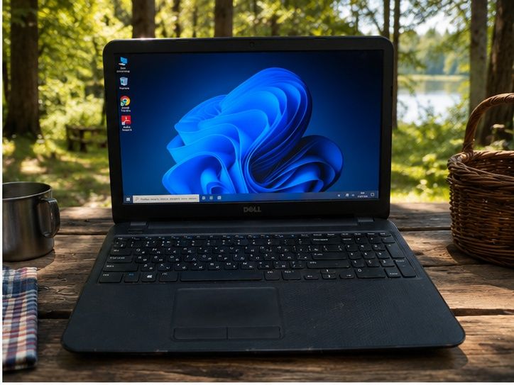 Ноутбук Dell в хорошем состоянии