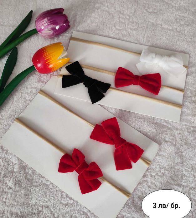 Сладки бебешки ленти за глава