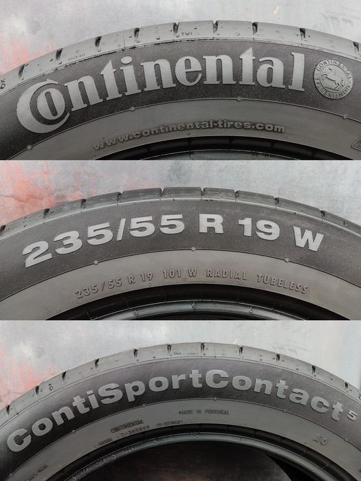 4бр. летни гуми 235/55/19 Continental Conti Sport Contact 5 
dot23