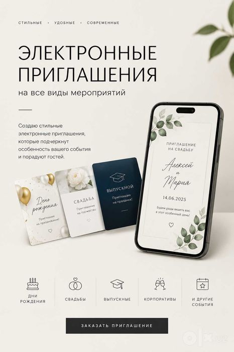 Элетронные пригласительные