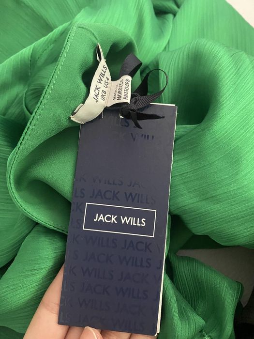 Оригинални Зелена и черна  сатенени рокли на Jack Wills