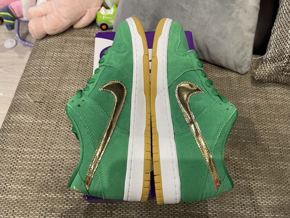Маратонки Nike SB Dunk Low Pro Saint Patricks Green Здлени Jordan NBA