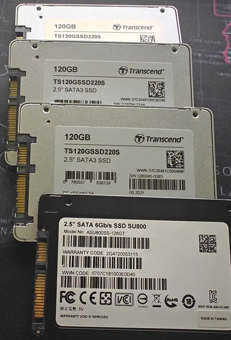4бр SSD дискове 120gb