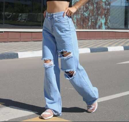 Джинсы женские рваные