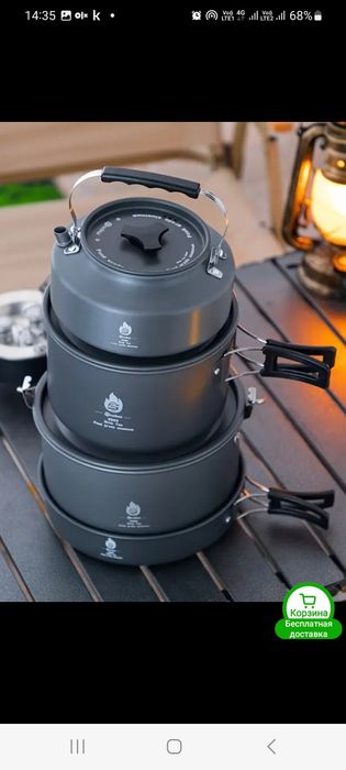 Набор посуды матрёшка.