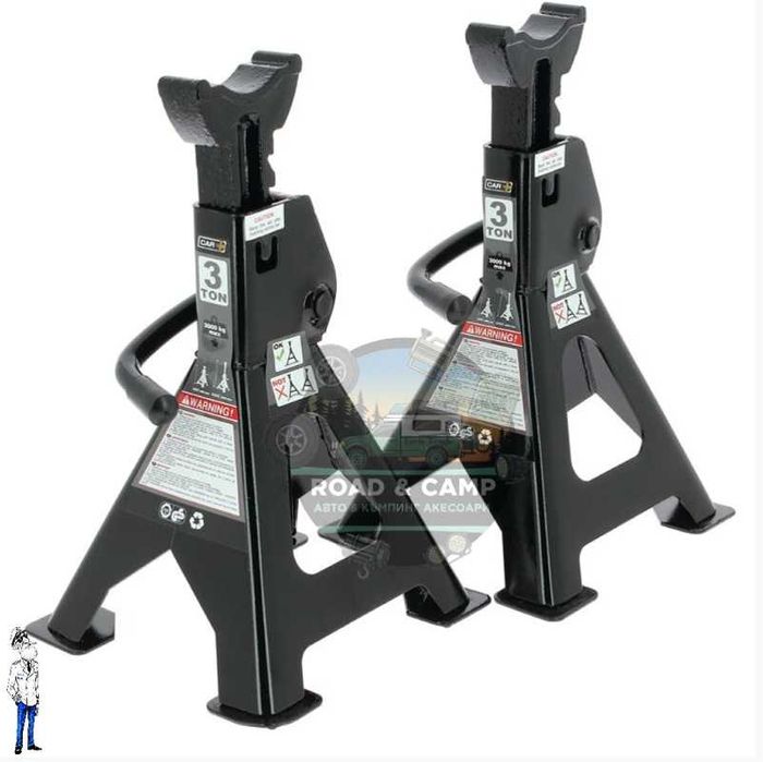 Стойки за автомобил за повдигане, стабилизатори/ крик, 2 размера