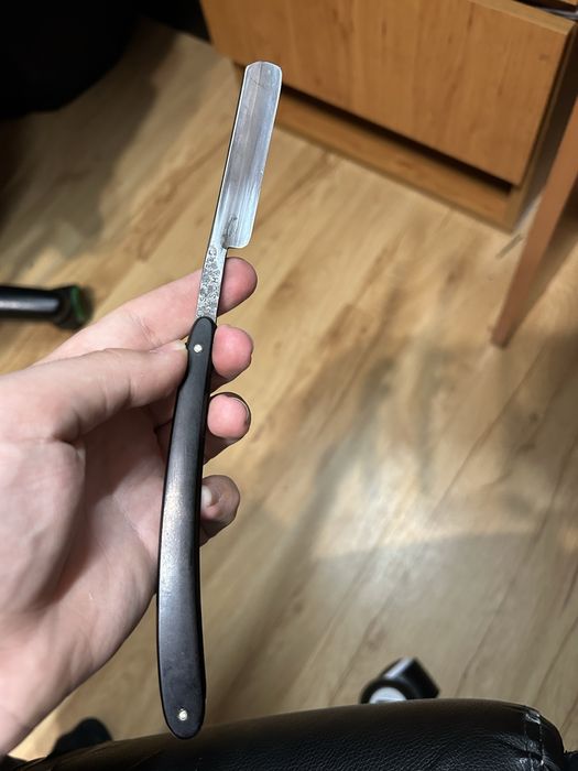 Античен немски прав бръснач Paul Springer PASCHA (около 1900-1930)