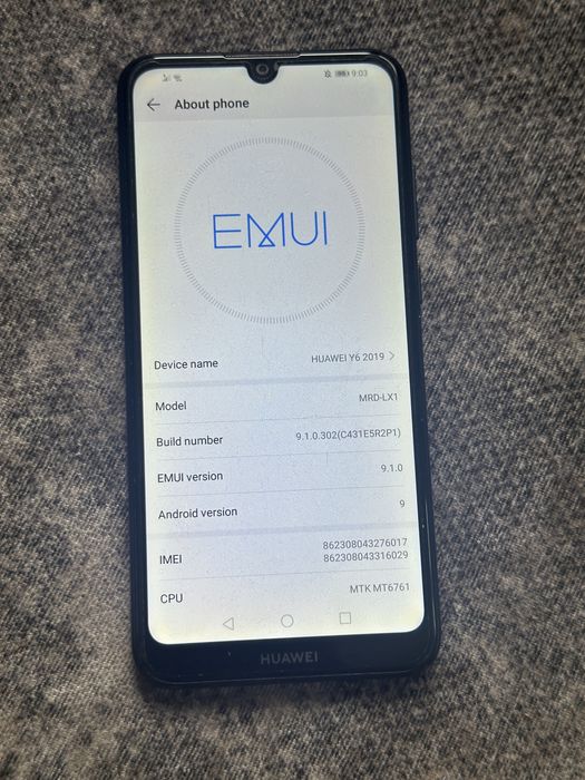 Huawei y6 2019...