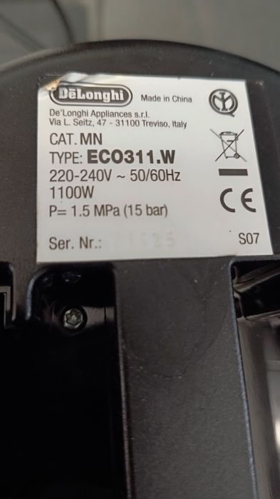 Espressor cafea De Longhi icona eco 311