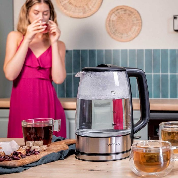 Електрическа Кана за Вода и Чай CECOTEC, ThermoSense 390, 2200W, 1,7 L
