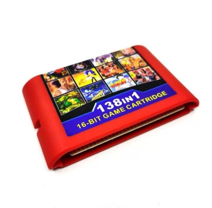 Sega 16 bit konsoli uchun kartrij (138 in1)