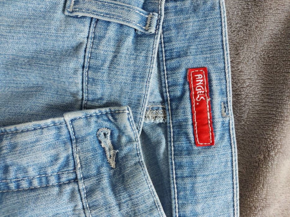 Blugi boyfriend Angels albastri 38