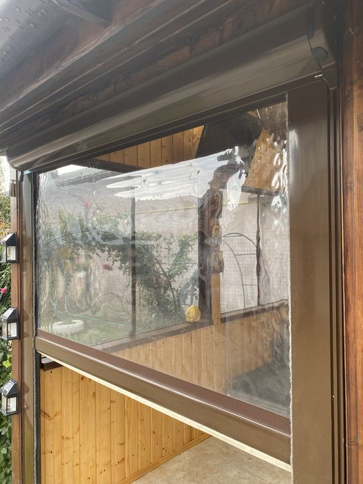 Rulou electric folie transparenta Somfy