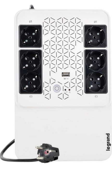 Legrand Keor Multiplug UPS с USB, 6 защитни контакта ,мощност 800 VA
