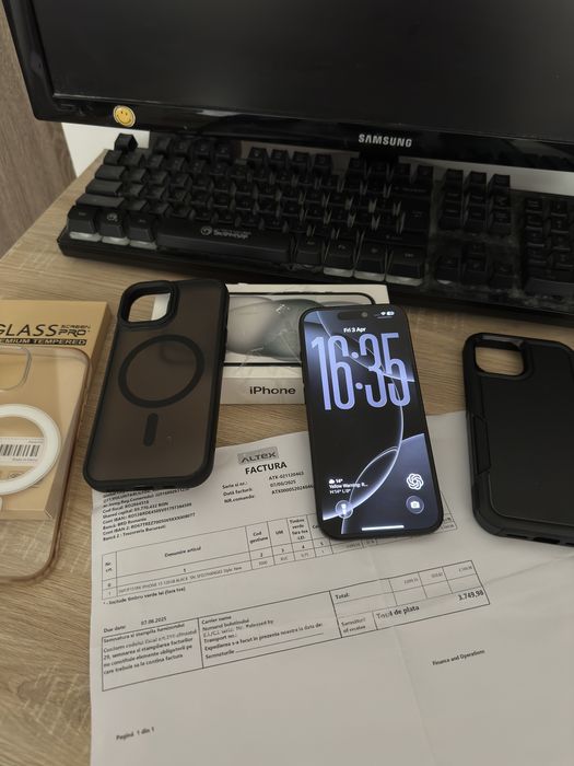 iPhone 15 black | ca nou | 16 cicluri  | Garantie