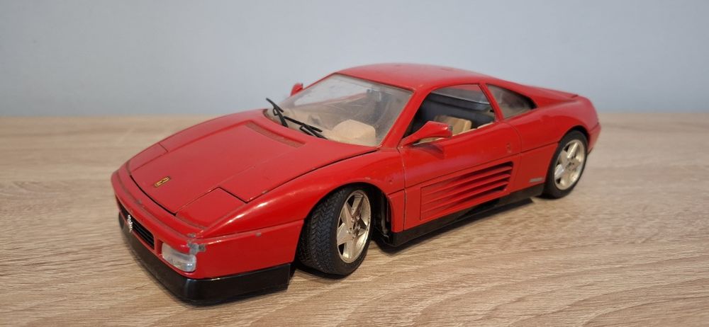 Vand macheta RABLA Ferrari 348 scara 1:18 Bburago CITITI DESCRIEREA