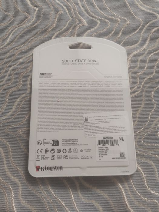 SSD Kingston 500 гигабайт