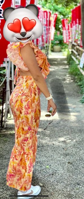 Рокля Зара / Zara / лен и памук