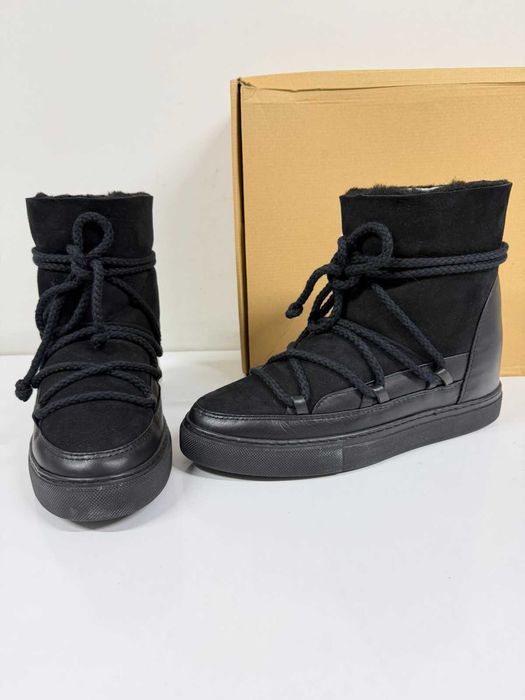 INUIKII Classic Wedge Black Winter Boots (Нови) - Размер 41 (26 см стелка)