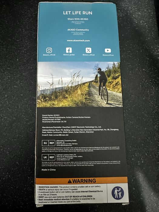 Smart Vibe Camera de actiune AKASO EK7000