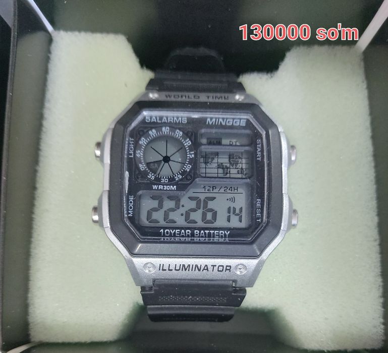 Soatlar erkaklar uchun, yangi to'kda ishlaydi