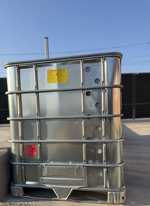 Butoi/Bazin/cub de 1000l/o tona invelit in tabla