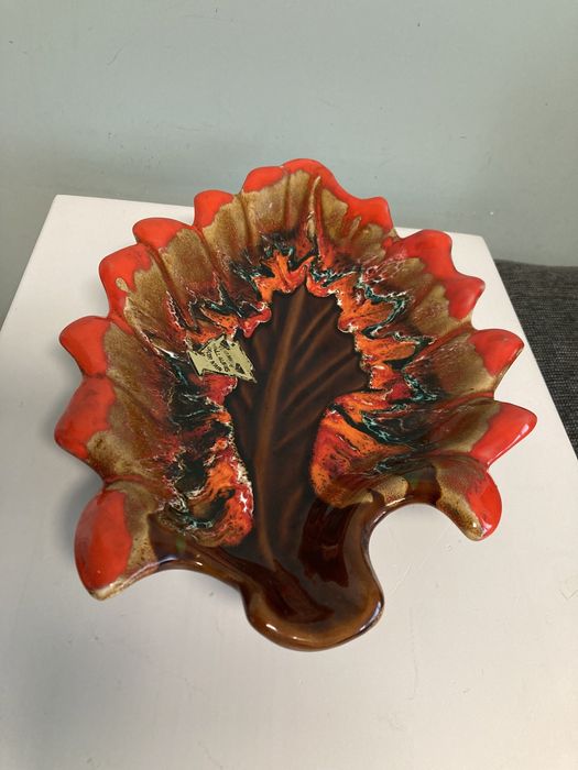 Керамично плато от Vallauris / Франция / 1950те