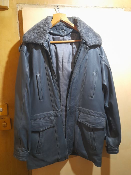 Зимна шуба естествена  кожа