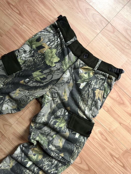 Pantaloni pants trousers cargo softshell tactical HSF camo fleece