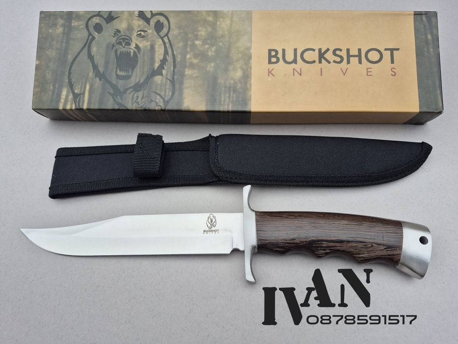 Ловен нож BUCKSHOT с кания от текстил