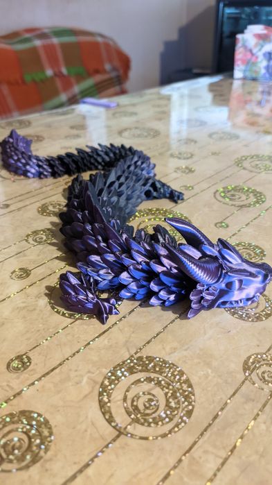 Артикулиращ Дракон! Уникален цвят!