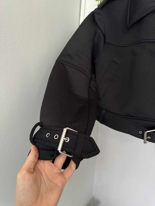 Късо преходно яке Asos черно