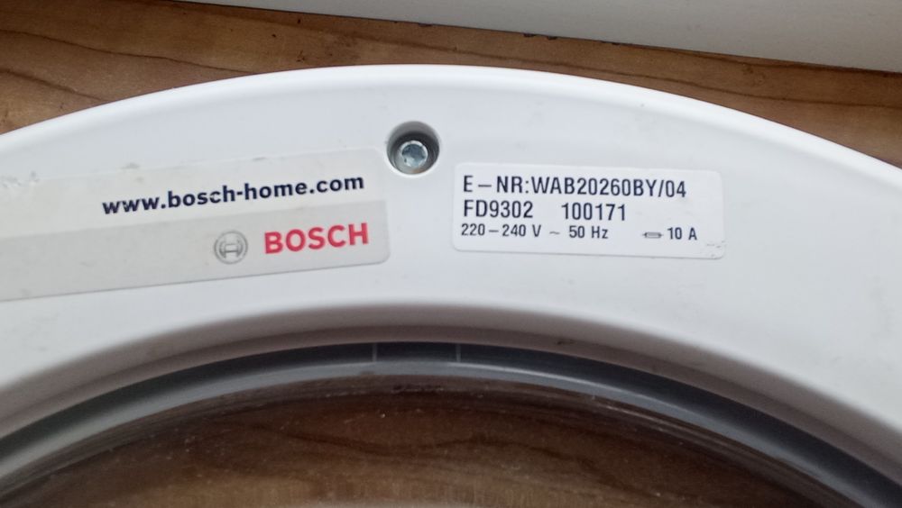 Преден капак и чекмедже пералня Bosch Classixx6 WAB20260BY/04