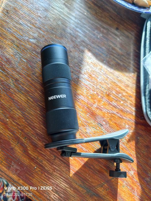 Tele obyektiv telfon uchun Newer 400mm