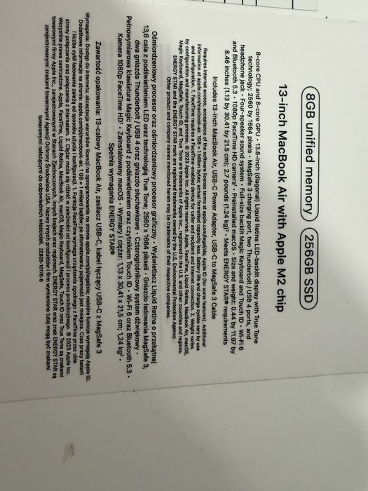 Macbook M2 13.6 inch  лап топ , лаптоп, apple