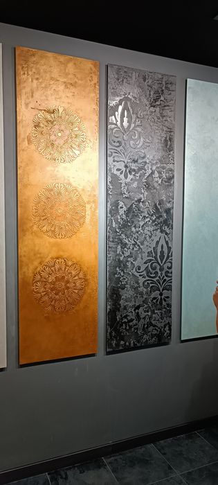 Художественный Трафарет Арт бетон