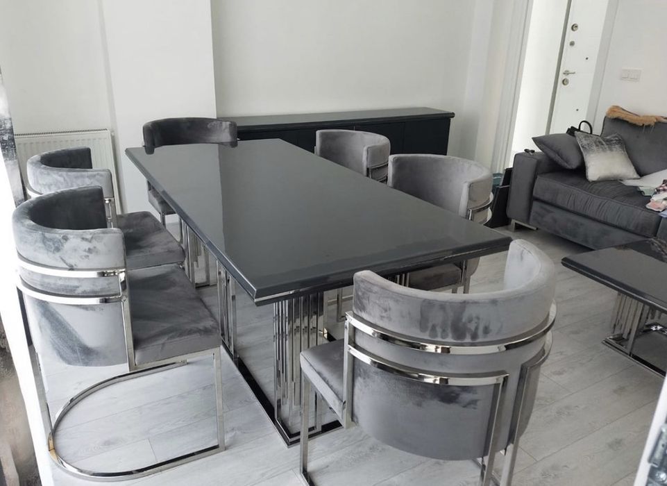 Стол стул из нержавейки