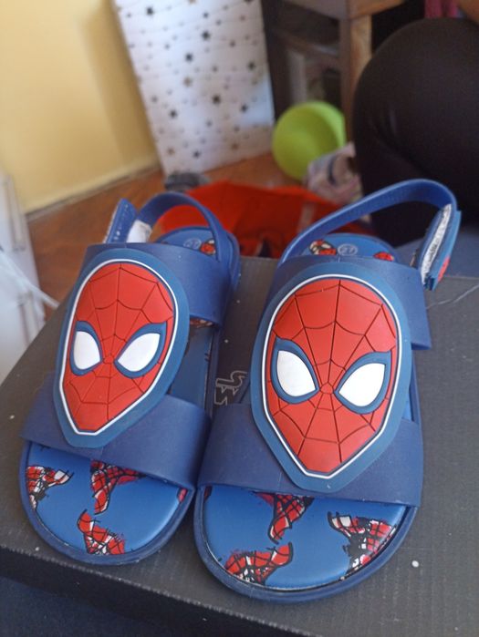 Детски джапанки, пантофки Спайдърмен