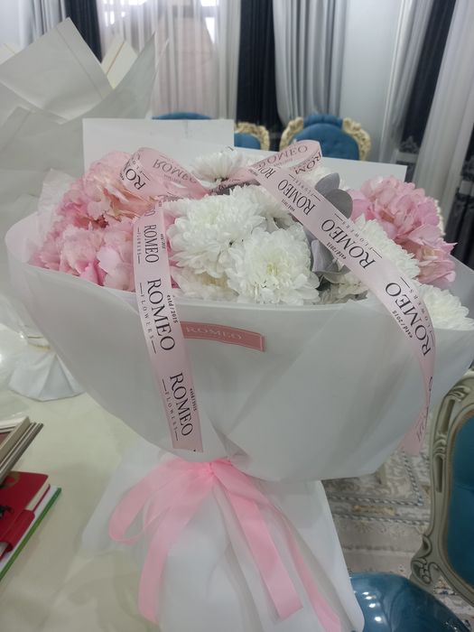 Только что получил цветы