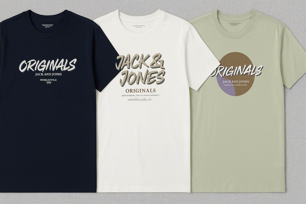 3 Tricouri simple   jack&jones