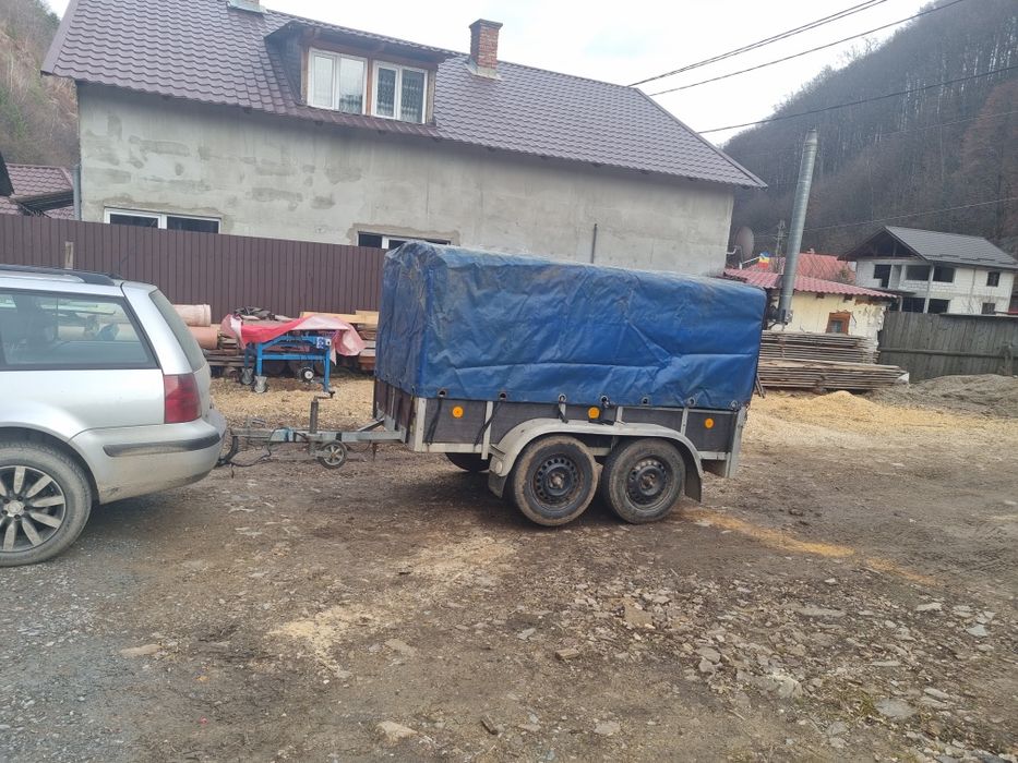 Vând remorca 2 axe înmatriculată pe primărie!