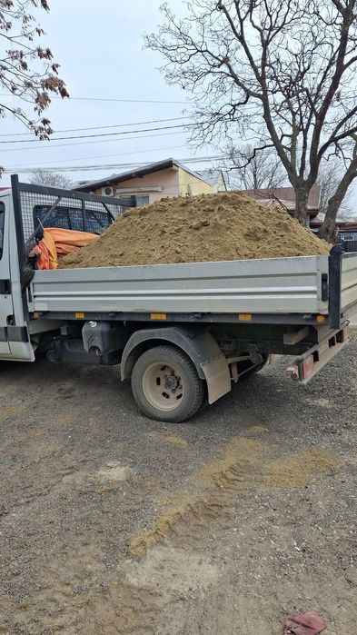 Nisip sapa piatra pamant vegetal