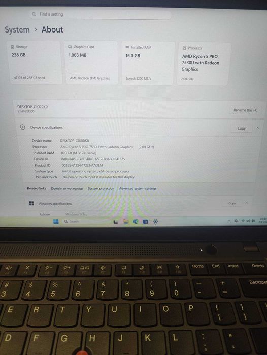 Lenovo ThinkPad L14 Gen4 AMD Ryzen 5
