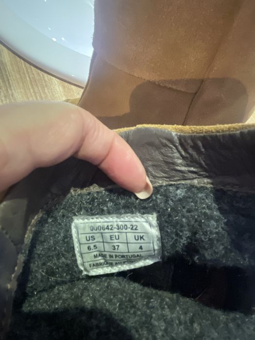 Страхотни боти- кафяв набук GAS топли отвътре 37 номер